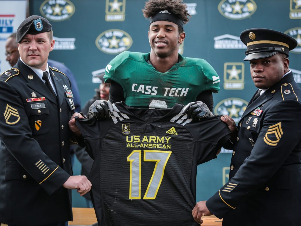 U.S. Army/Adidas AllAmerican Bowl Participants Michigan Touch the